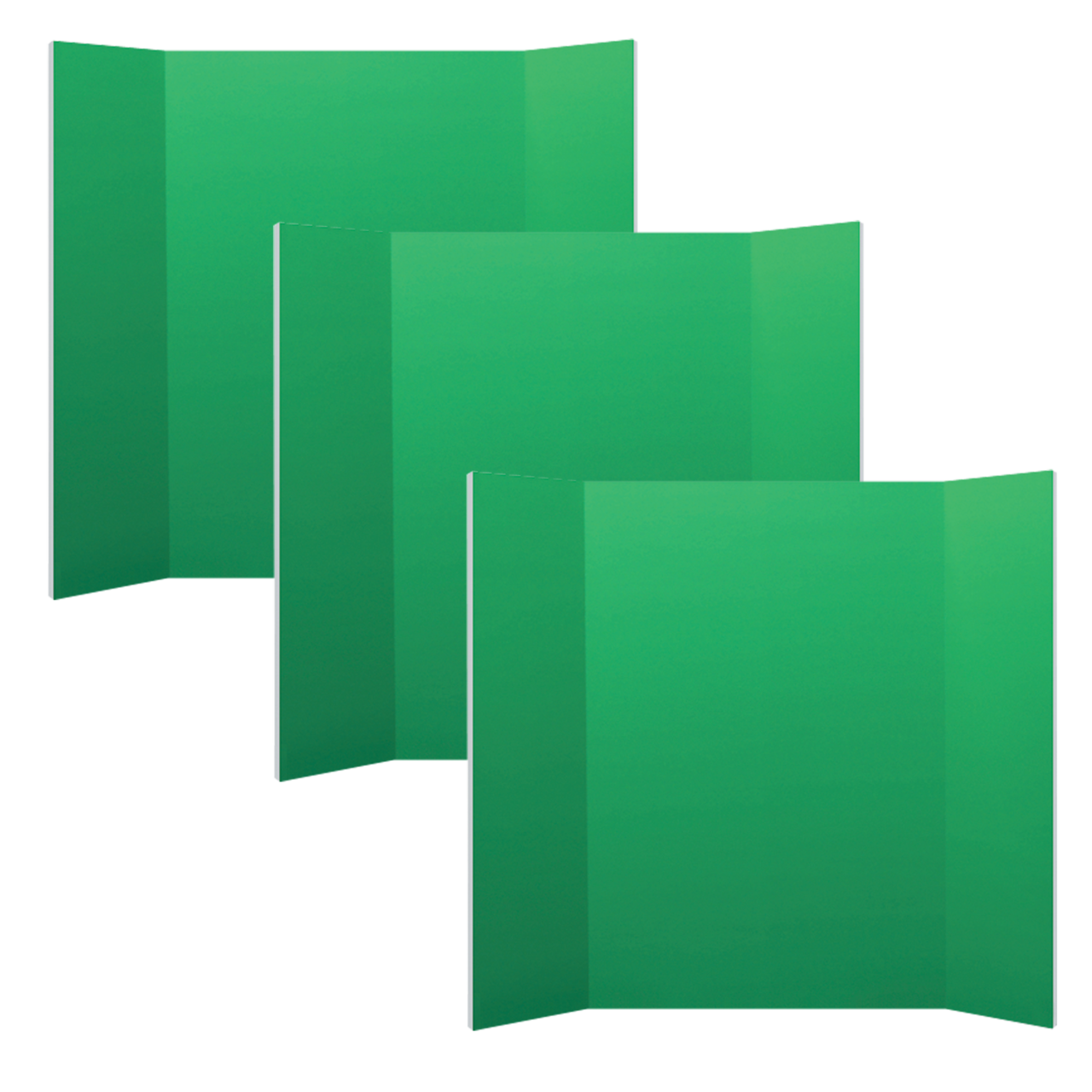 Flipside Products 36” x 48” Foam Project Boards for Presentations, Science Fair, School Projects, Event Displays and Trifold Picture Board - 3 Pack